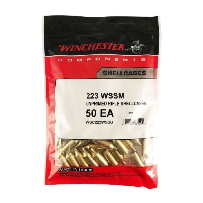 Winchester Unprimed Case 223 Win Super Short Magnum 50/Pack - Impact Guns